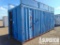 (12-98) 8'W x 8'H x 20'L Crimped Steel Shipping Co
