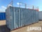 (12-99) 8'W x 8'H x 20'L Crimped Steel Shipping Co