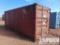 (7-102) 8'W x 8'H x 20'L Crimped Steel Shipping Co