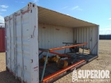 (12-90) 8'W x 8'H x 20'L Crimped Steel Shipping Co