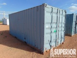 (7-106) 8'W x 8'H x 20'L Crimped Steel Shipping Co