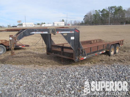 (x) 2006 MAXEY 28'OAL T/A Gooseneck Utility Traile