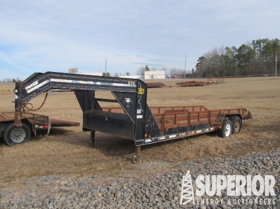 (x) 2006 PJ 32'OAL T/A Gooseneck Utility Trailer,