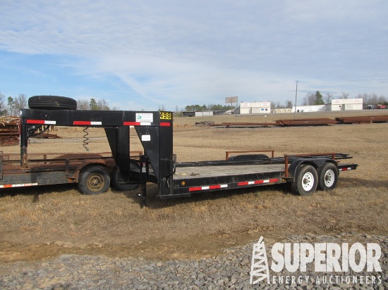 (x) 2003 FASTLINE 28'OAL T/A Gooseneck Trailer, VI