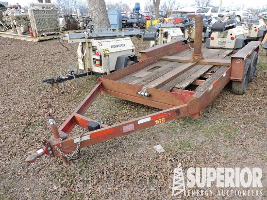 (x) 1980 BELSHE 6'7"W x 16'L T/A Dovetail Trailer