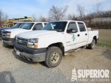 (x) 2005 CHEVROLET 2500HD 4-Door 2-WD Pickup, VIN-
