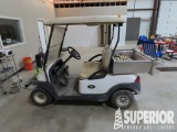 (17-4) CLUB CAR Elec Golf Cart w/Alum Bed & Charger, Yard #1
