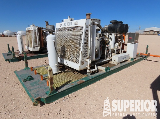 (6-4) SULLAIR 1350/350 Air Compressor, S/N-2010121