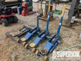(3-24) (3) 10-Ton Floor Jacks & Transmission Jack