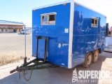 (2-24) 2013 Shopbuilt T/A Crew/ Parts Enclosed Tra