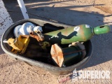 (2-25) Plastic Tub w/ PULLMASTER Hyd Utility Winch