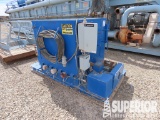 (7-19) 4' x 4' x 4' Pressure Washer Tank w/ (2) PO