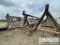 (6-25 & 6-26) (5) Sets of Triangular Pipe Racks, (115) Jt