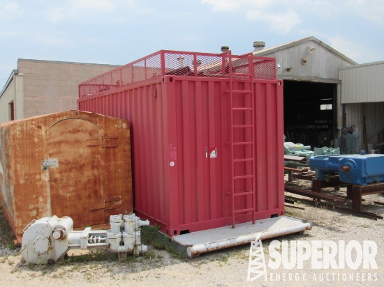 8' x 20' Shipping Container/Parts House w/ Shelves