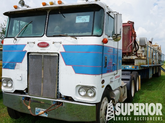 (x) 1980 PETERBILT COE T/A Truck Tractor w/ 36" Sl