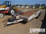 Shopbuilt T/A 16' BP Trailer, Steel Floor, Hand Cr