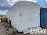 (6-59) 9'W x 10'H x 40'L Steel Parts House w/ Over