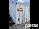 (6-61) 20' SEA CAN Parts House w/ CAT 3508, C-32,