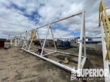 (6-8) (3) Heavy Duty Equipment Racks