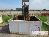 TESCO Cable Tray, Mtd on Skid w/ 3' Sides