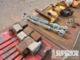 (2) Pallets of Hyd Motors, Turn Brackets & Grabber