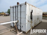8'W x 8'H x 20'L Parts Container w/ Shelves, Top D
