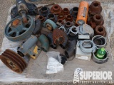 (4) Hubs, Sheaves, Valves, Mud Pump Parts
