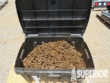 2 x 2 x 4 Plastic Container w/ Snow Chains, 11R22.