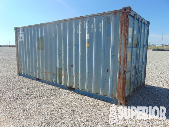 (13-1) 8'W x 20'L Crimped Steel Shipping Container