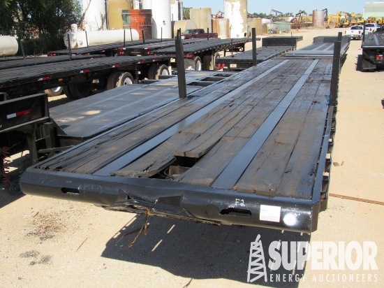 (x) 1983 HOBBS 45' T/A Flatbed/Pipe Trailer, VIN-1