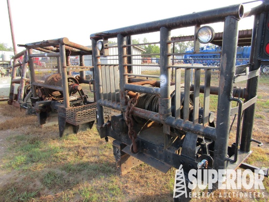(21-17) (3) TULSA 65-Ton Truck Winches w/ Headache