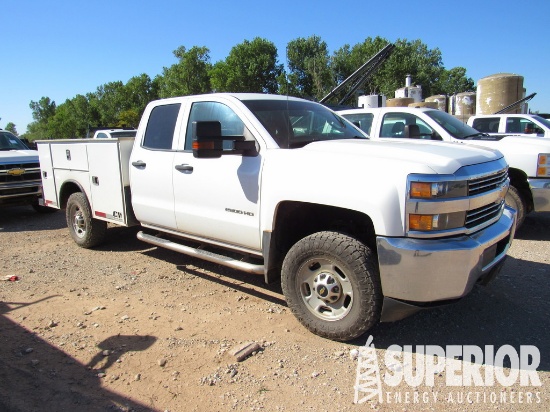 (2) 2018 CHEVROLET 2500HD 4-Door 4x4 Service Truck