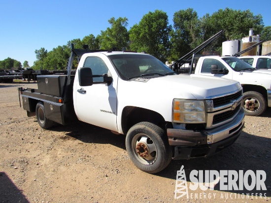 (x) 2008 CHEVROLET 3500HD Dually Flatbed Truck, VI