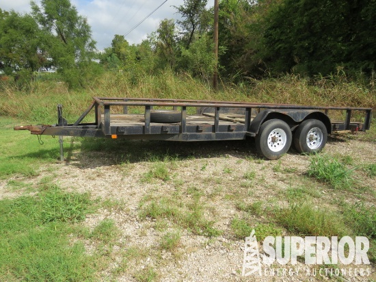 (23-5) Shopbuilt 8'6"W x 22'L T/A Utility Trailer,