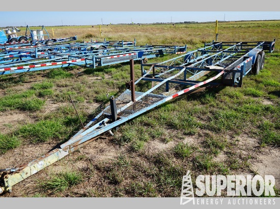 (x) (7-6) 2006 Shopbuilt BP T/A Pipe Trailer, VIN-