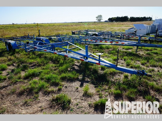 (x) (7-10) 2004 Shopbuilt BP T/A Pipe Trailer, VIN