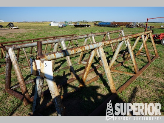(7-33) (6) 48"H x 20'L Pipe Racks
