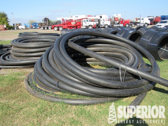 4" Poly Pipe Roll, Approx 65'L