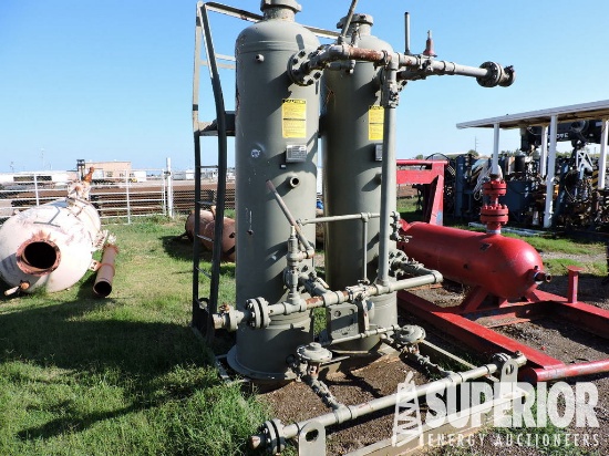 NATIONAL TANK 1440 PSI Dbl Separator, Mtd on Skid