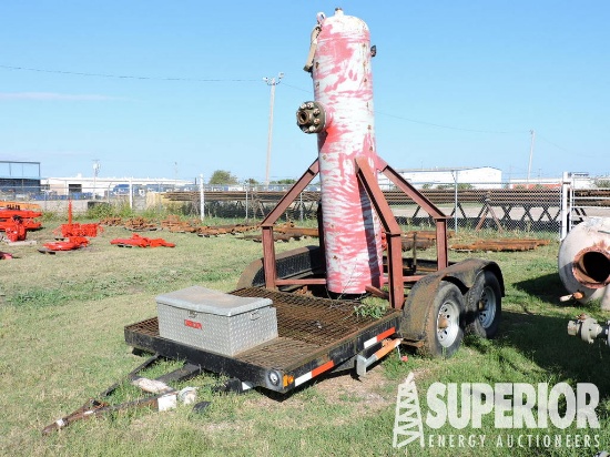 24" x 12"H Gas Separator, Mtd on T/A 7'W x 16'L Tr