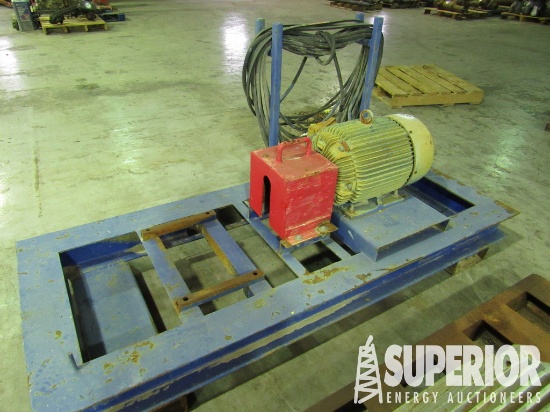 (22-95) 30HP Elec Motor w/ Pump Skid