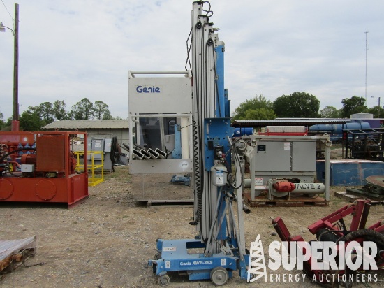 (21-158) GENIE AWP-36S 1-Man Shop Lift