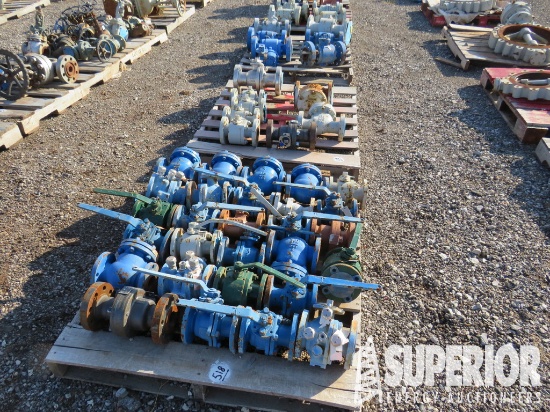 (4) 2012 FBV 2" Class WCB A105 Ball Valves, S/N's-