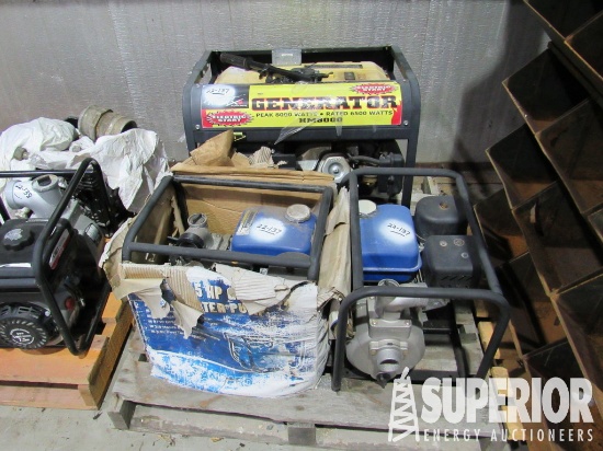 (22-137) HOT MAX 6500-Watt Gen p/b Sgl Gas Eng, (2