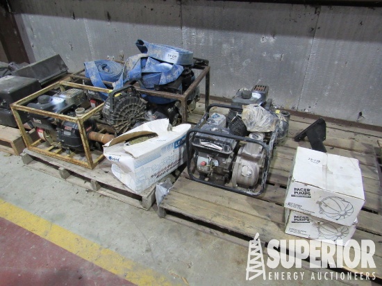 (22-139) (3) PACER 2" Gas Eng Pumps, (3) PACER 2"