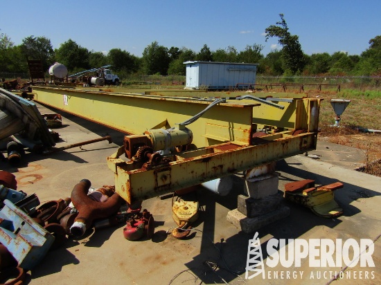 (V-29) (2) SOUTHWEST ERECTORS 6-Ton Overhead Crane
