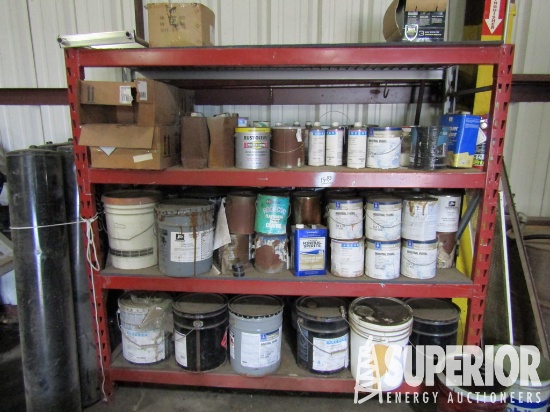 (15-83) 8'W x 2'Dia x 6'H Steel Shelf w/ Large Lot