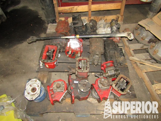 (15-81) Pallet w/ Hyd Pumps, Starters, PTOs