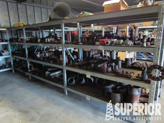 (15-97) (3) 6'W x 3'Dia x 6'H Steel Adjustable She
