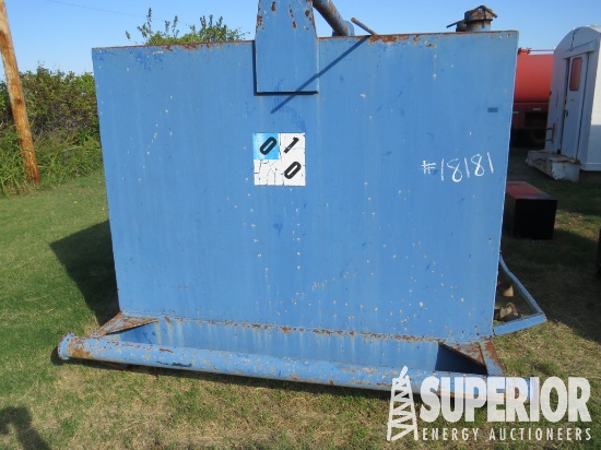 8'W x 5'H x 8'L Oil Storage Tank, on Skid